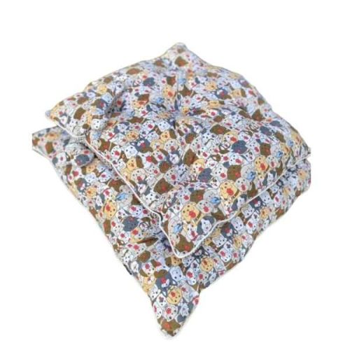 Coco Kindi Multicolored Animal Pattern Cushion With  Bone Washable Cotton Bed