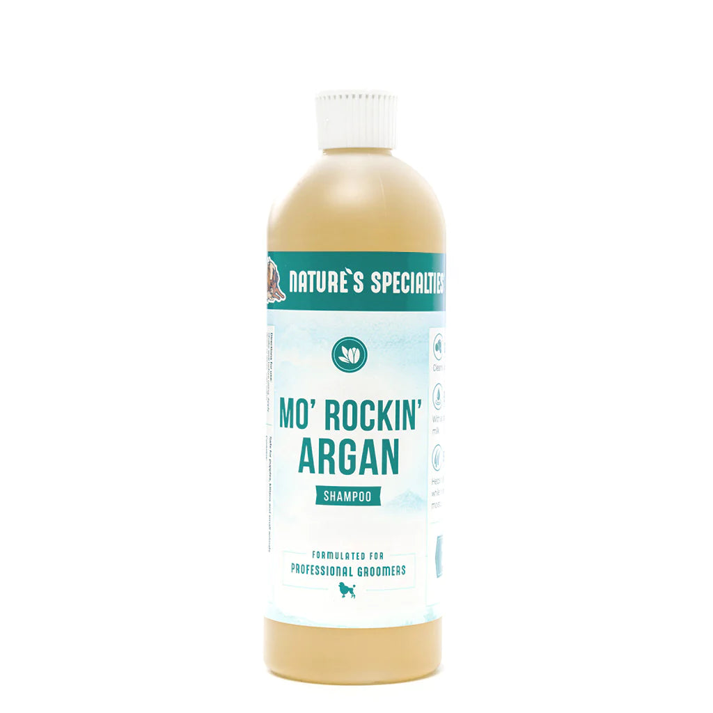 Natures Specialties Mo? Rockin? Argan Shampoo For Dogs And Cats - 473 ml / 16Oz