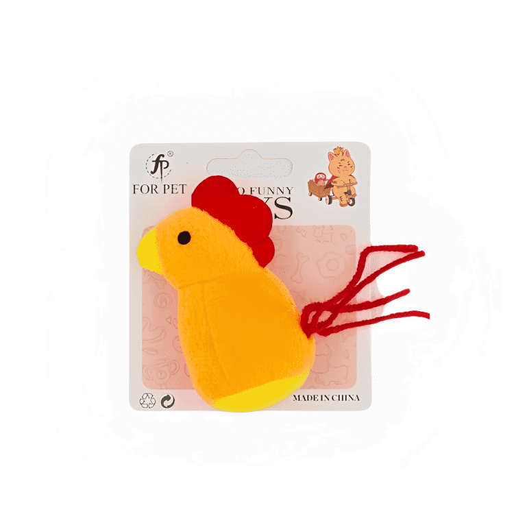 For Pet  Cat Chew Toy Chicken Shape  (Mixed Colors)