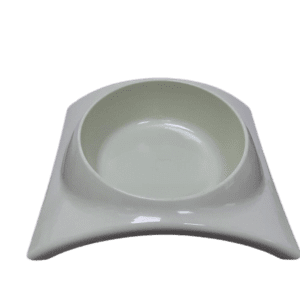 Pet Feedrer With Non Slip Rubber Bottom-Green- 19.5*16.8*5Cm