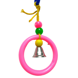 Pets Club Plastic  Bird Toy With Bell H-17 Cm, W 8 Cm