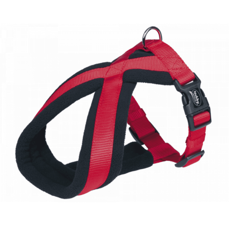 Nobby Adjustable Comfort Harness Classic Red Waist: 45-70 Cm; W: 25/50 Mm