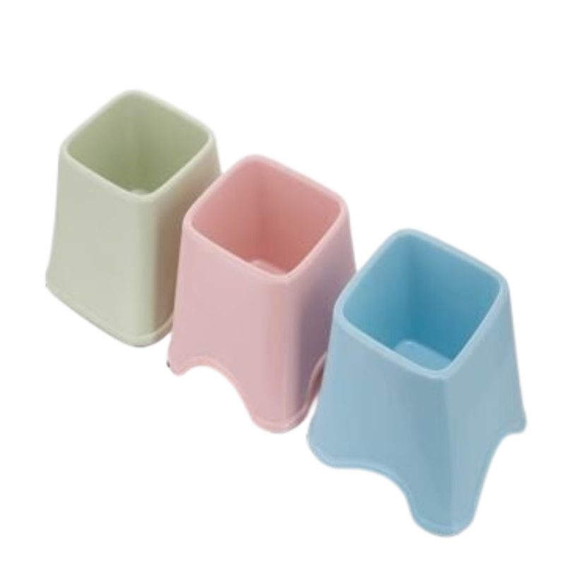 Pets Club Deep Plastic Bowl -207 ml -21*20*12 Cm - Pink