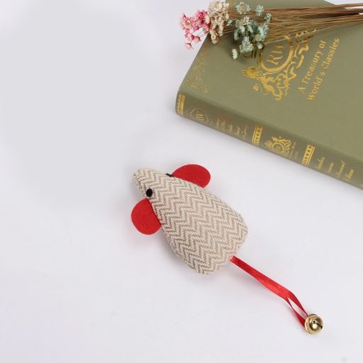 For Pet Chewing Mouse Toy With Bell For Cats ,Size:18 Cm