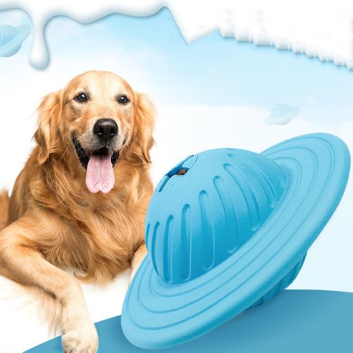 For Pet Planet Saturn Shaped Pet Treat Dispenser Toy For Dogs, Size: 15*15*10Cm