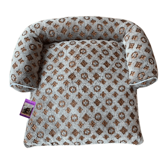 Coco Kindi Leopard Pattern Washable Fur Day Bed - Size : 63 X 55 X 10 Cm