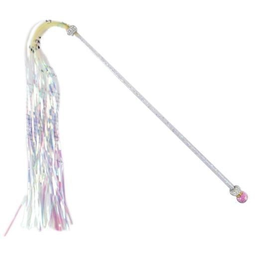 Its Meow Fairy Crystal Tube Shining Sequins With Tessels For Cat,Size: 40Cm