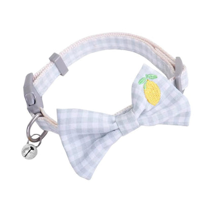 Cozy Paws Adjustable Pet Collar Bow Tie With Bell - Medium (36-40cmx1.5cm)-green