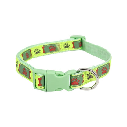 Cozy Paws Pet Collar - Medium ( L43-63cm×2cm)-Green