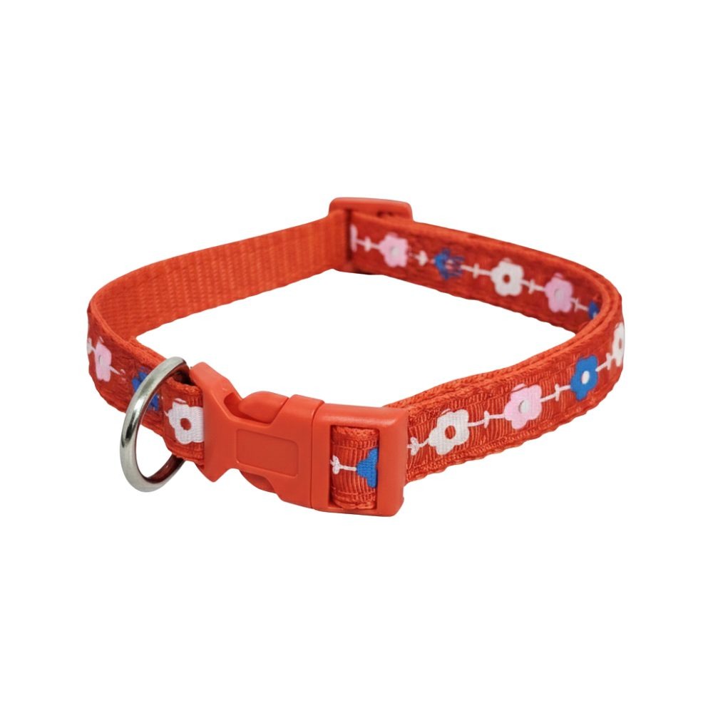 Cozy Paws Pet Collar - Medium ( L43-63cm×2cm)-Red