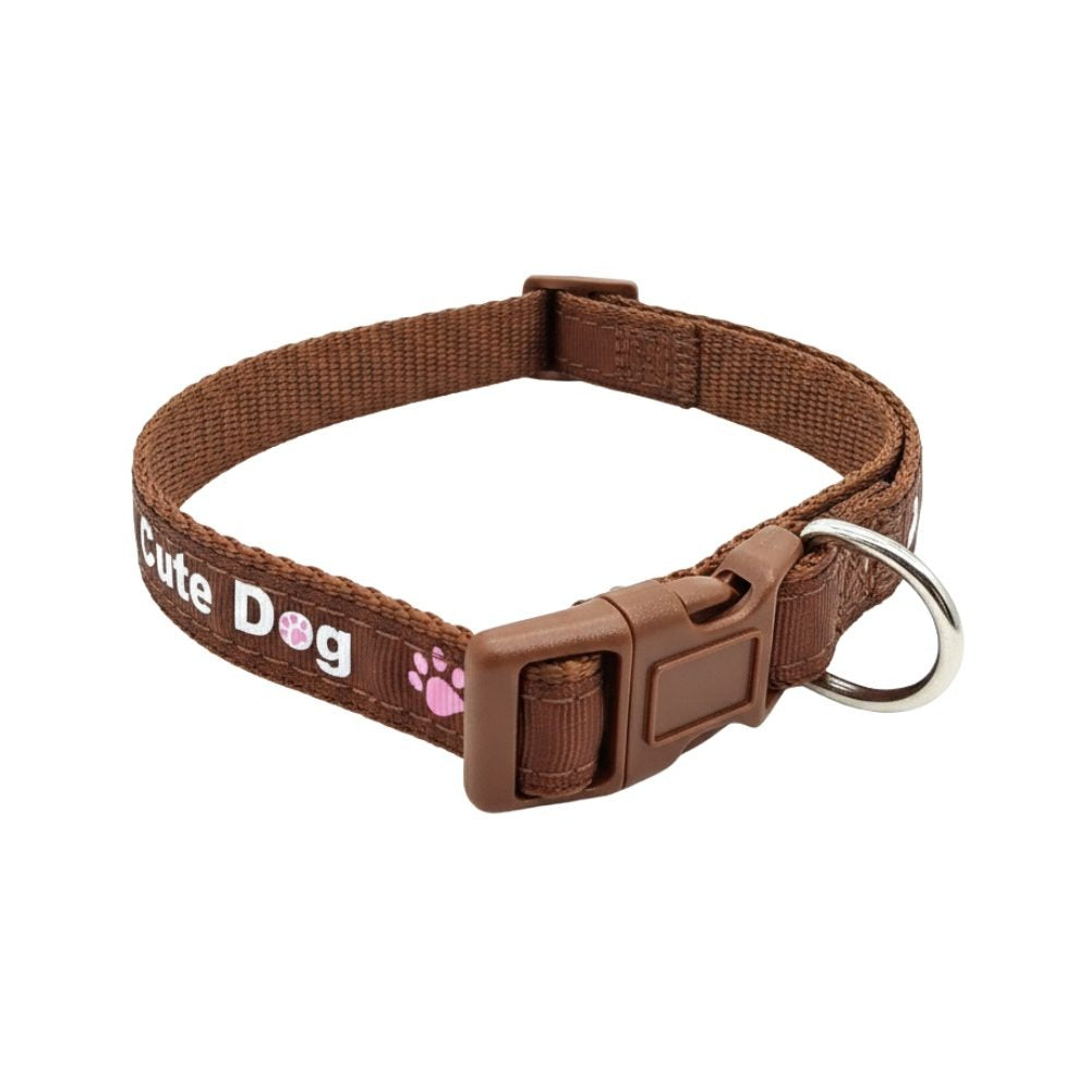 Cozy Paws Pet Collar - Medium ( L43-63cm×2cm)-Brown