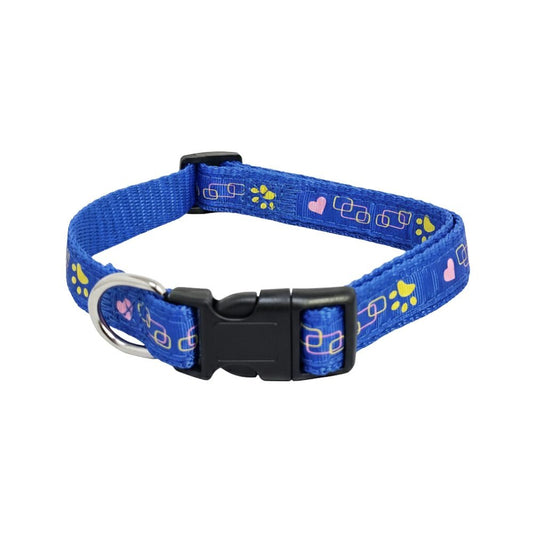 Cozy Paws Pet Collar - Medium ( L43-63cm×2cm)-Blue