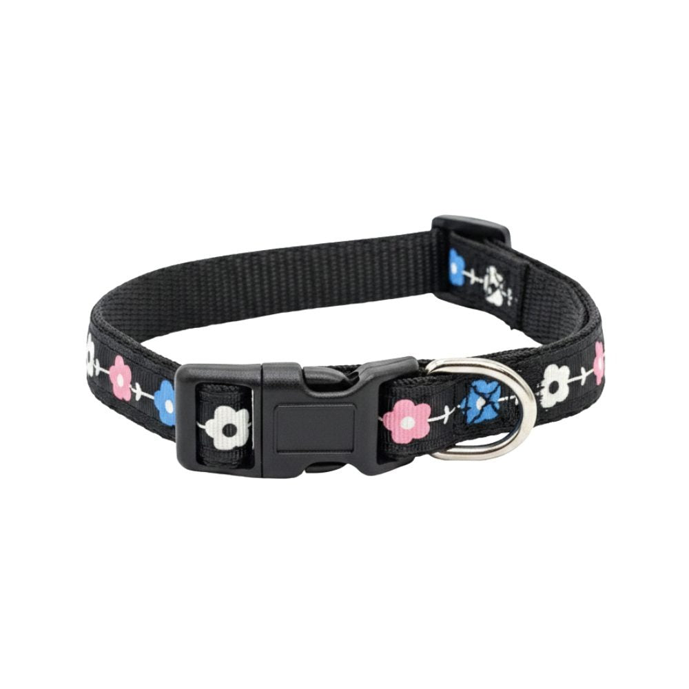 Cozy Paws Pet Collar - Medium ( L43-63cm×2cm)-Black