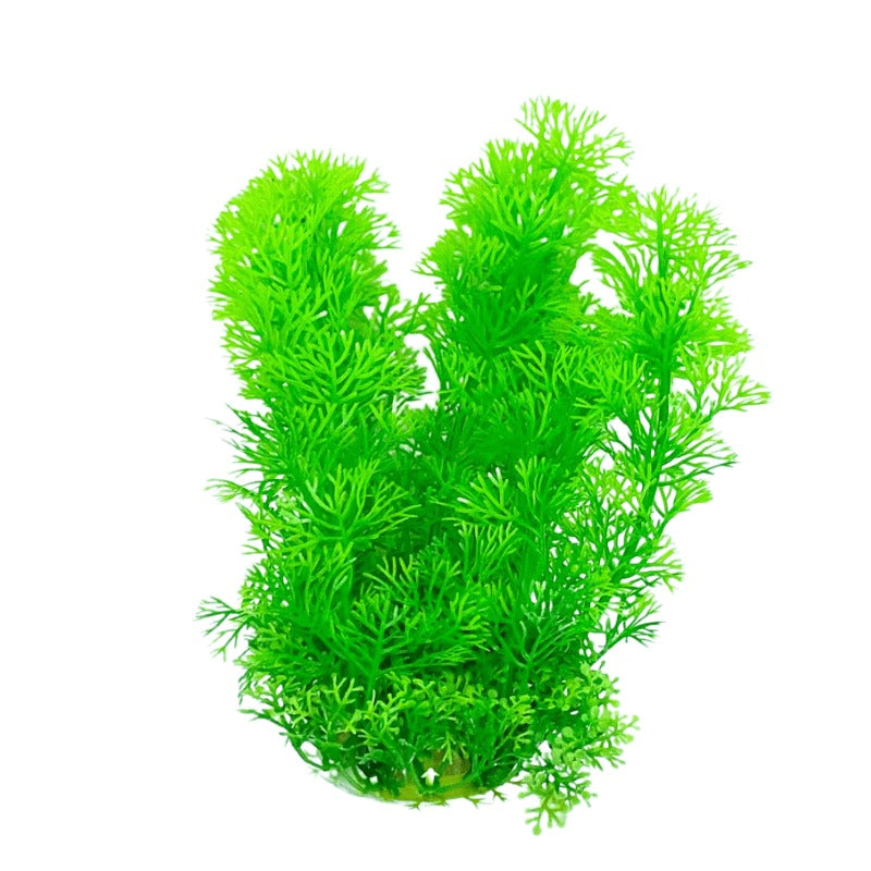 Aquarium Plastic Plant - M857 -W6*H20 Cm (Sold By 2 Pcs /Pack)