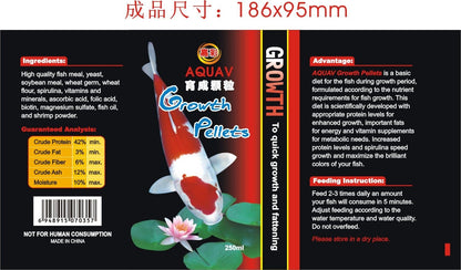 Aquav Growth Pellets