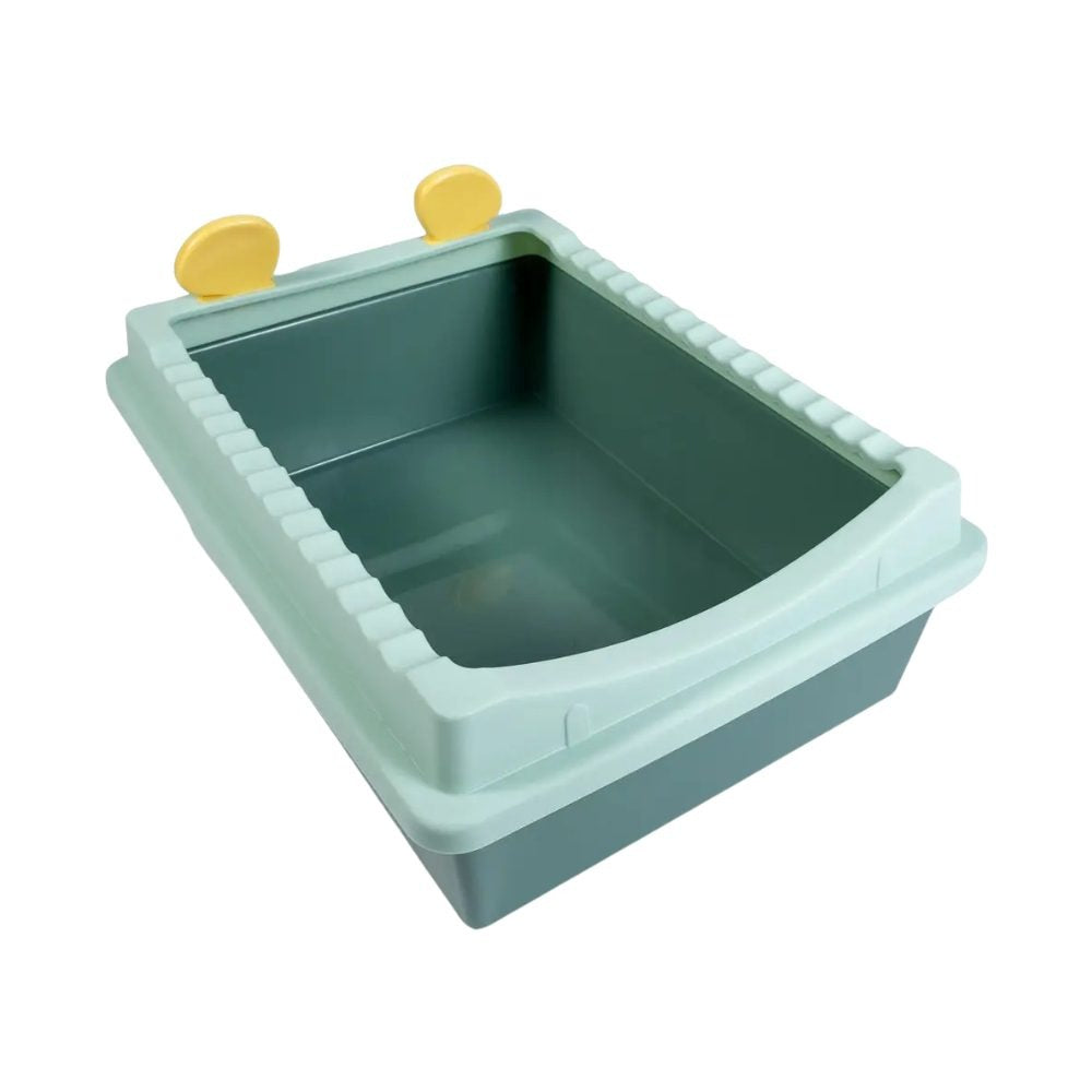 Cozy Paws Square Shape Open Cat Litter Tray with Scoop ?38?29?13cm ? Mixed Colour