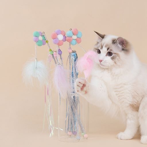 Its Meow Cristal Stick With Flannel   Paw