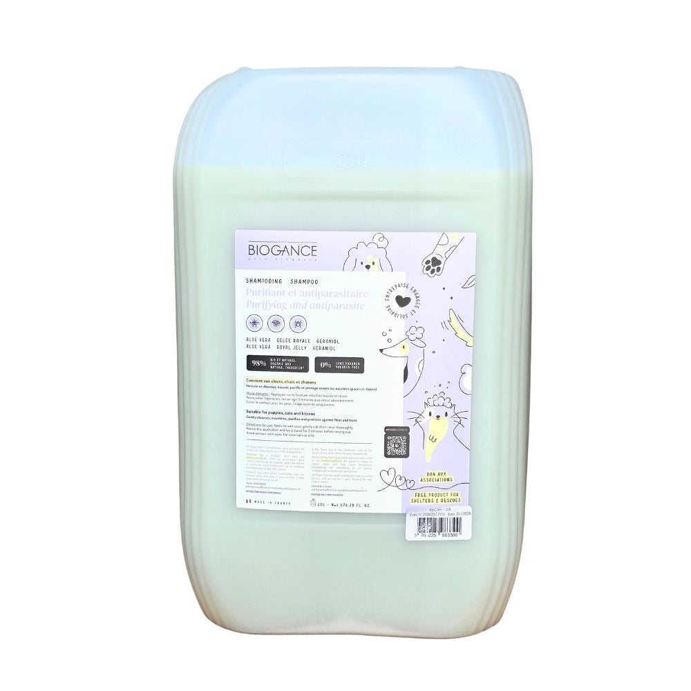 Biogance Universal Groomer’s Shampoo 20 L –for Dogs &Cats