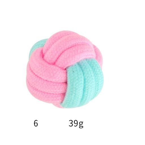 Pets Club Cotton Knot Ball Pink