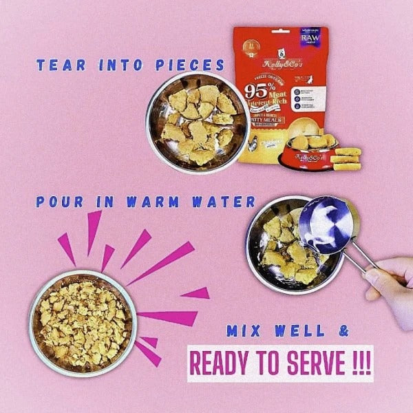 KELLY &amp; CO'S Freeze Dried Patty Meals Tuna For Dog-226g
