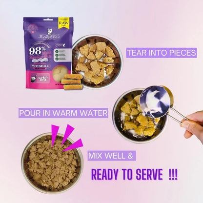 KELLY &amp; CO'S Freeze Dried Patty Meals Tuna For Cat- 226g
