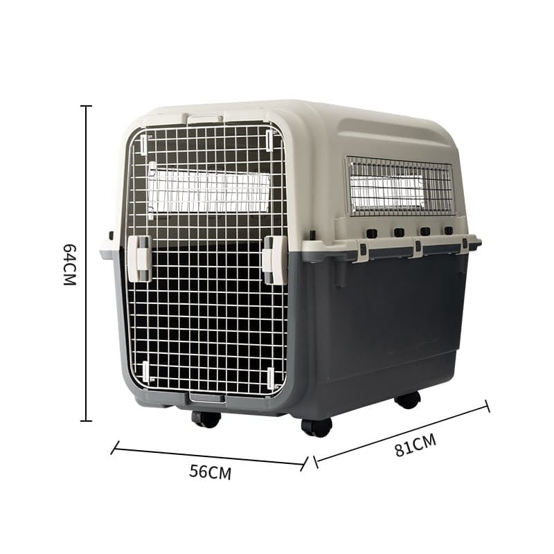 Flyfurr Airline Approved Plastic Pet Transporter - 81*56*64 cm