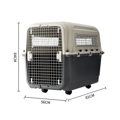 Flyfurr Airline Approved Plastic Pet Transporter - 81*56*64 cm