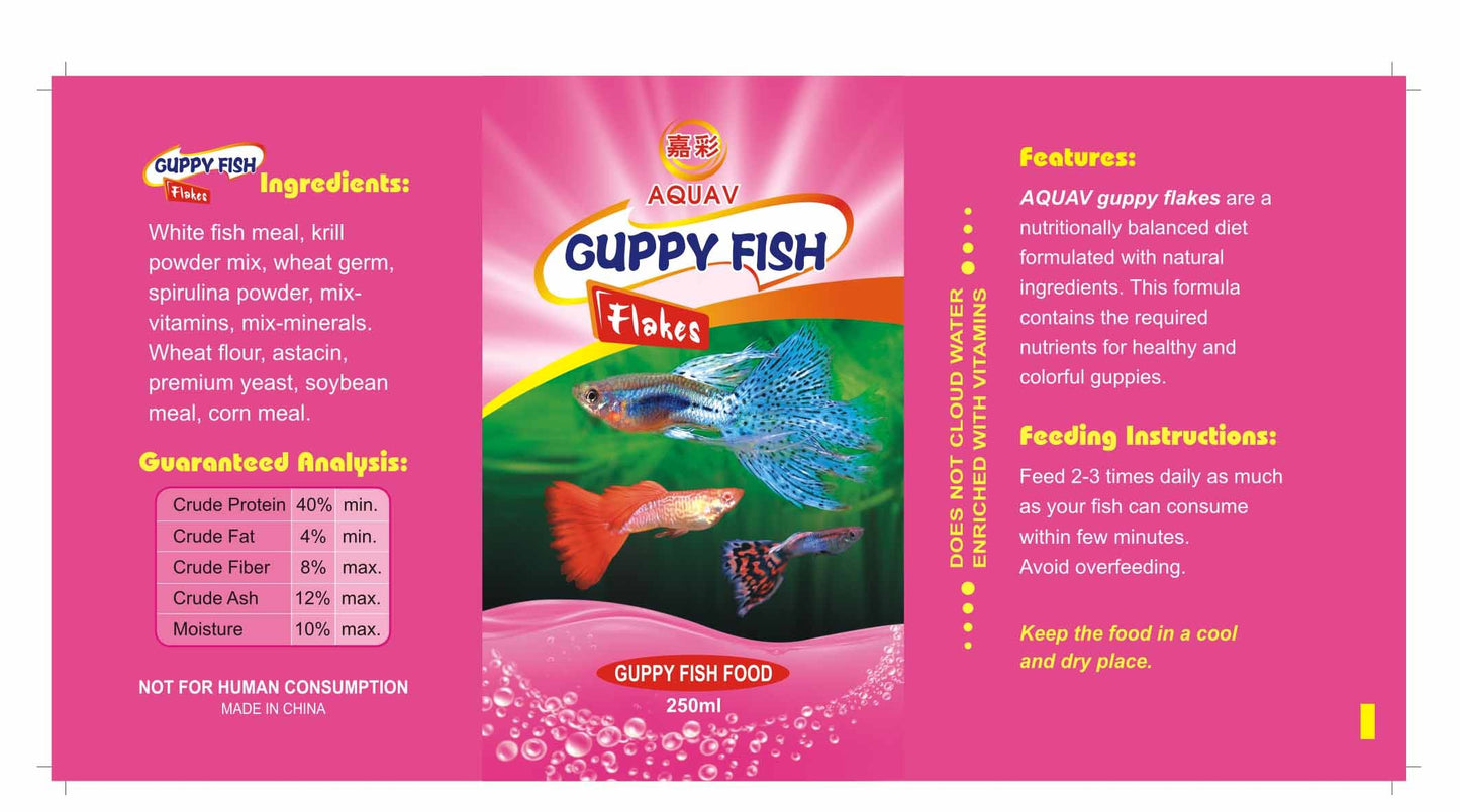 Aquav Guppy Flake