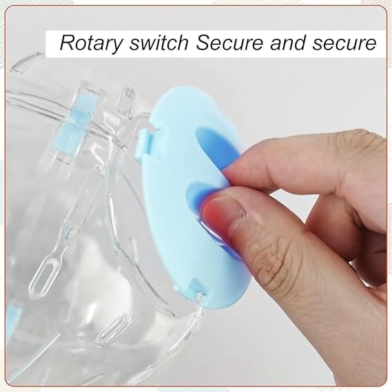 Cozy Paws Transparent Hamster Running Ball- 14*8*10.5cm