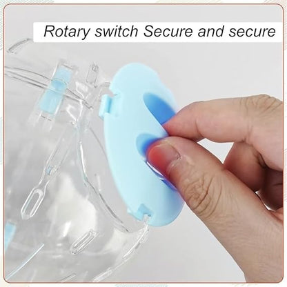 Cozy Paws Transparent Hamster Running Ball- 14*8*10.5cm