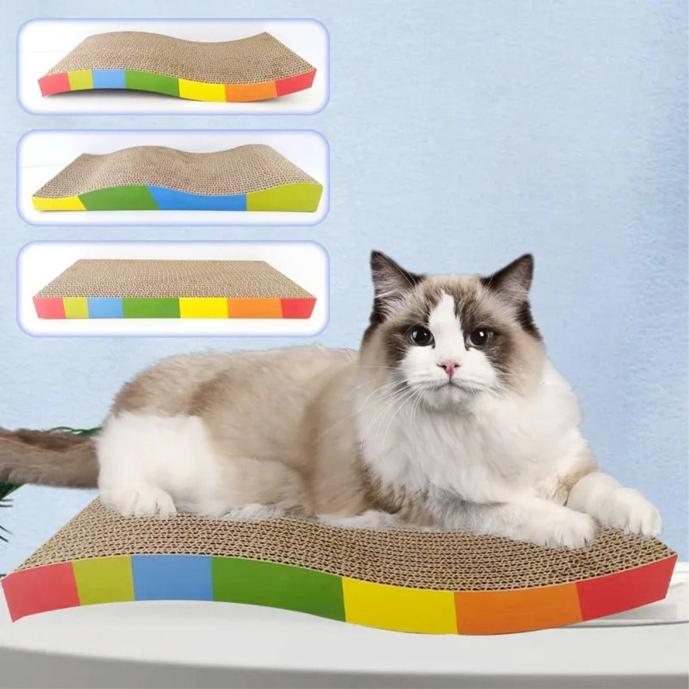 Mimi Corrugated Cardboard Cat Scrather - 43*21*3.4 cm