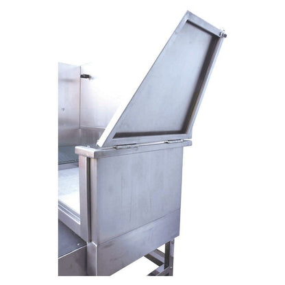 Shernbao Deluxe Foldable Stainless Steel Tub ,With Lifting Up Door 2.0Mm Thick 304 Board: 127 X 67 X 140 CM
