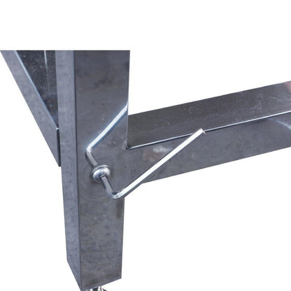 Shernbao Deluxe Foldable Stainless Steel Tub ,With Lifting Up Door 2.0Mm Thick 304 Board: 127 X 67 X 140 CM
