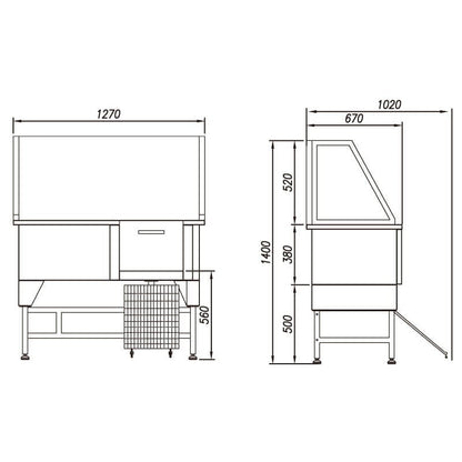 Shernbao Deluxe Foldable Stainless Steel Tub ,With Lifting Up Door 2.0Mm Thick 304 Board: 127 X 67 X 140 CM