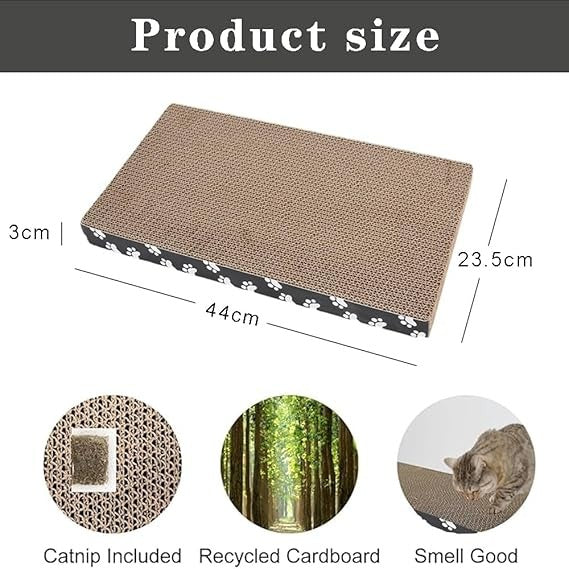 Cozy Paws Cat Scratch Board With Cat Nip-43* 19.9*6cm