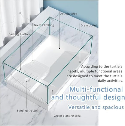 Cozy Paws Turtle Aquarium (Only Tank 48.5*32*25cm)