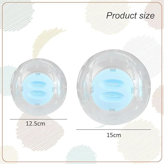 Cozy Paws Transparent Hamster Running Ball- 14*8*10.5cm