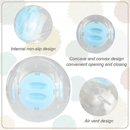 Cozy Paws Transparent Hamster Running Ball- 14*8*10.5cm