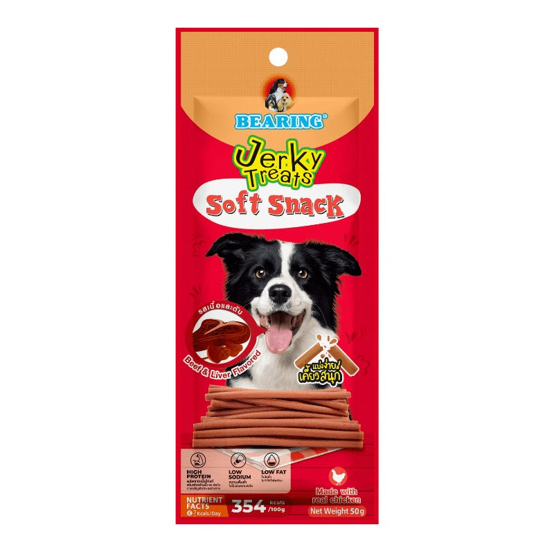 Bearing Jerky Treats Sticks Beef+Liver Flavor 50 Gm