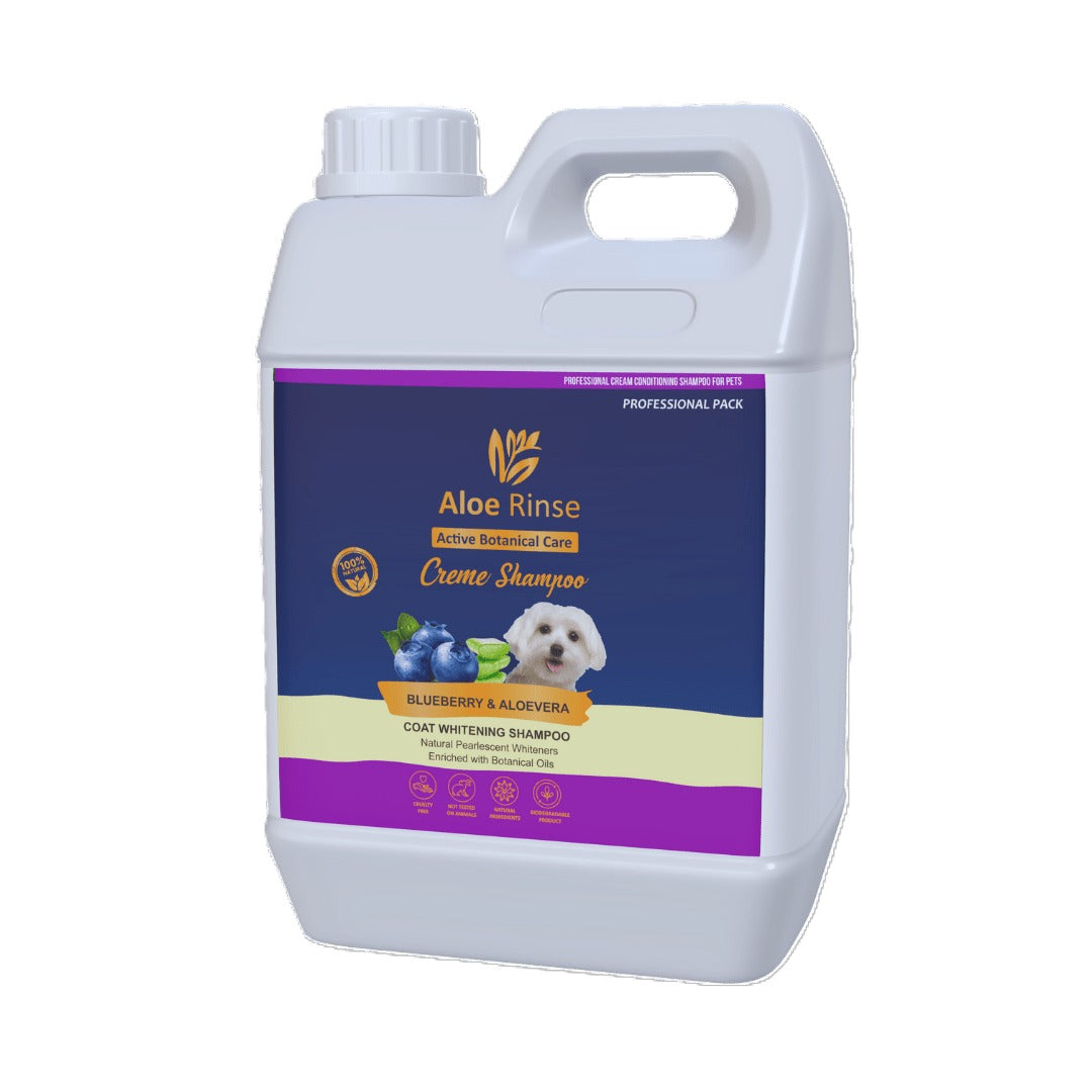 Noventis Aloe Rinse CrÃ¨me White Coat Shampoo 5 ltrs