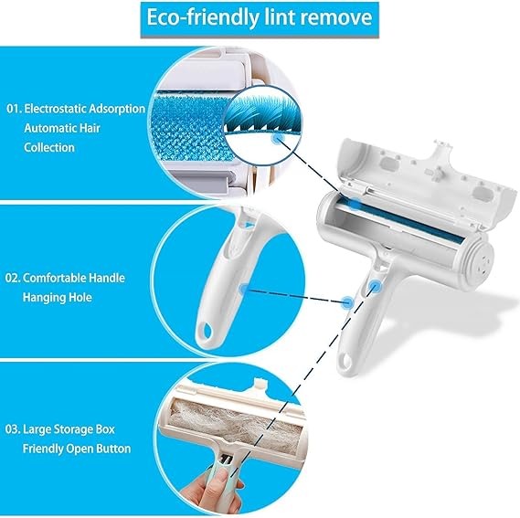 Pakeway Self Clean Pet Hair Remover Roller (Resuable) -66*43.5*26cm