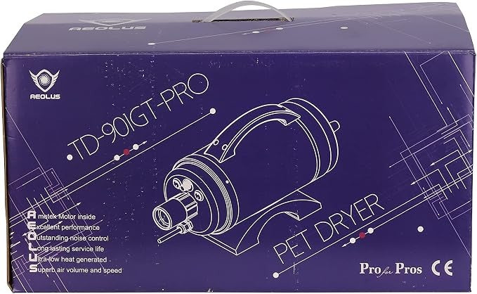 Aeolus AEOLIAN-PRO Single Motor Dryer With AMETEK Motor & Heating Unit - Blue