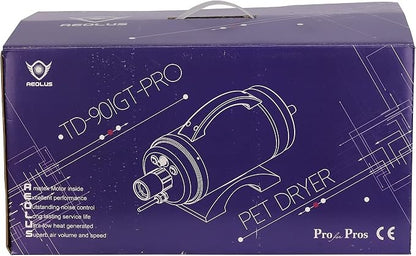 Aeolus AEOLIAN-PRO Single Motor Dryer With AMETEK Motor & Heating Unit - Blue