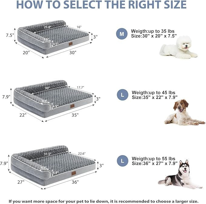 Coco Kindi Waterproof Sofa Dog Bed-91*68*17cm