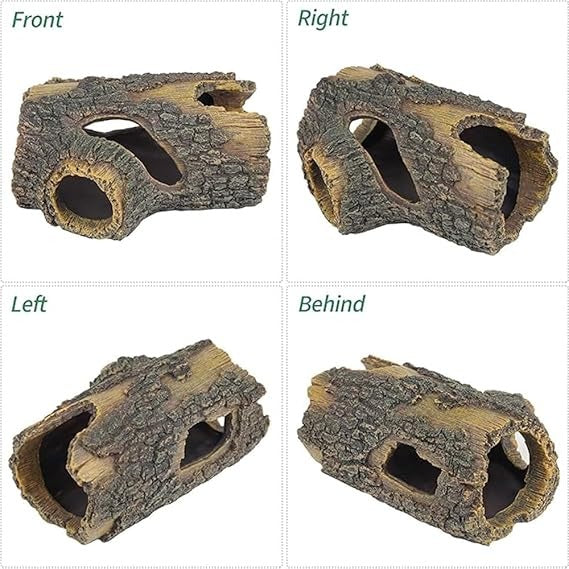 Cozy Paws Aquarium Decoration Hollow Tree Hole- 20*12*9cm