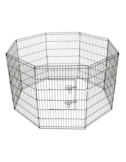 Cozy Paws Metal Foldable Pet Play Pen With Door (8 Panels)-61*91 Cm