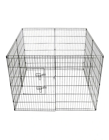 Cozy Paws Metal Foldable Pet Play Pen With Door (8 Panels)-61*91 Cm