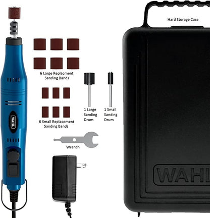 Wahl Professional Animal Pet, Dog, And Cat Ultimate Nail Grinder Trimming Kit , Blue