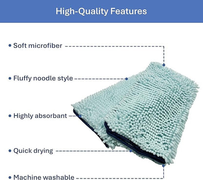 Multipurpose Pet Absorbent Towel & Blanket-90*45cm-Blue