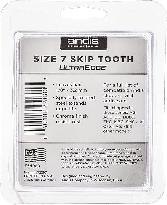 Andis UltraEdge Detachable Blade -7/3.2mm- (SKIP TOOTH)